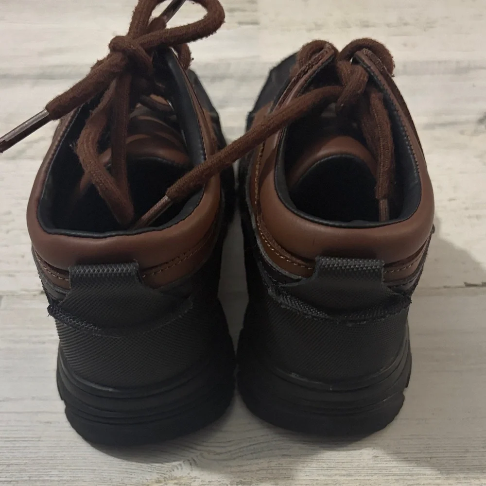 Polo by Ralph Lauren Black and Brown Kids Boots Size 13